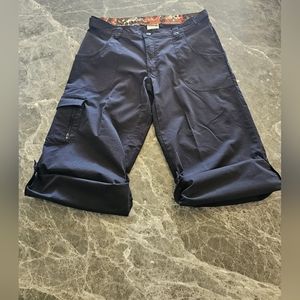 MAGELLAN OUTDOOR  Sportswear Black Adjustable Roll Up Capri Crop Pants